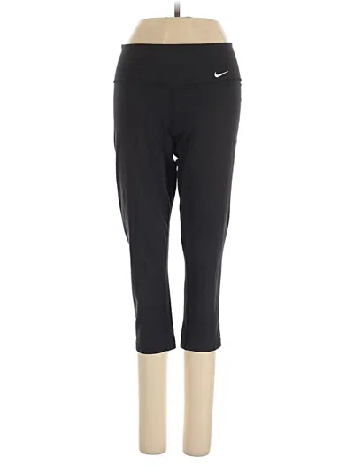 Pre-owned Nike Active Pants In Black