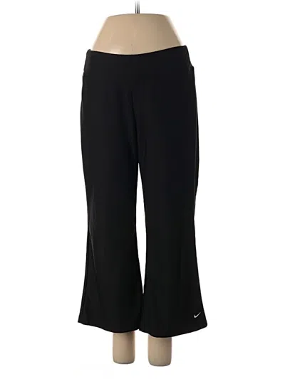 Pre-owned Nike Active Pants In Black