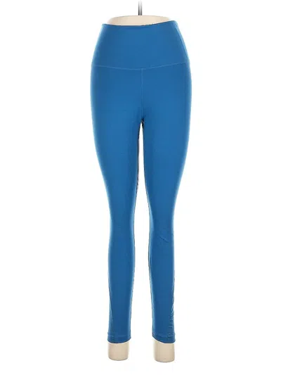 Pre-owned Nike Active Pants In Blue