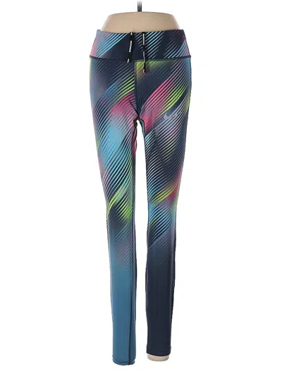 Pre-owned Nike Active Pants In Blue