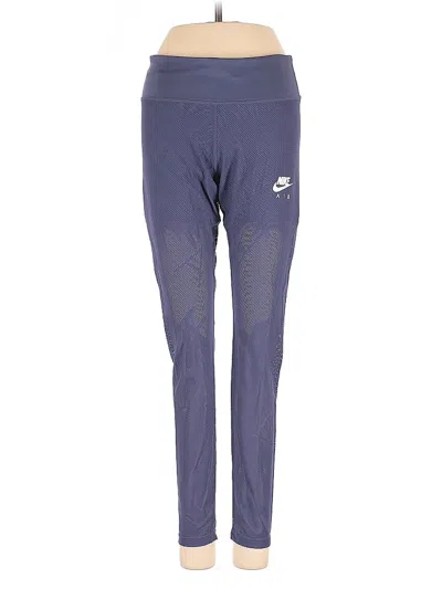 Pre-owned Nike Active Pants In Blue