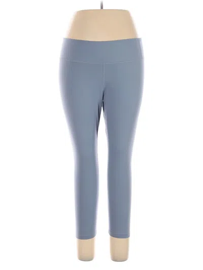 Pre-owned Nike Active Pants In Blue