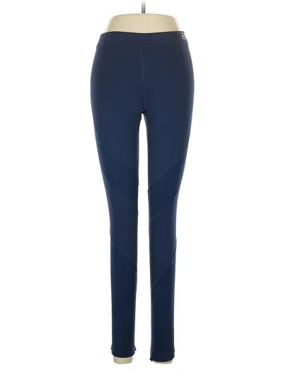 Pre-owned Nike Active Pants In Blue