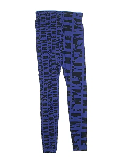 Pre-owned Nike Kids' Active Pants In Blue
