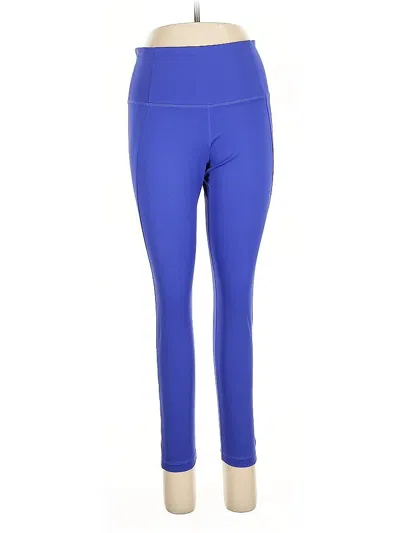 Pre-owned Nike Active Pants In Blue