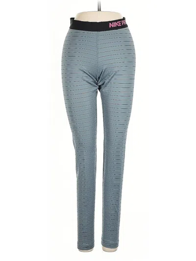 Pre-owned Nike Active Pants In Blue