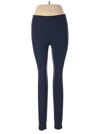 Pre-owned Nike Active Pants In Blue