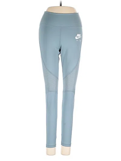 Pre-owned Nike Active Pants In Blue