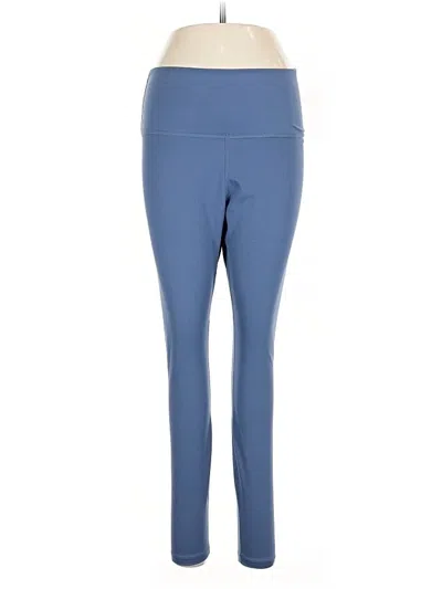 Pre-owned Nike Active Pants In Blue
