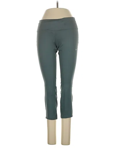 Pre-owned Nike Active Pants In Blue