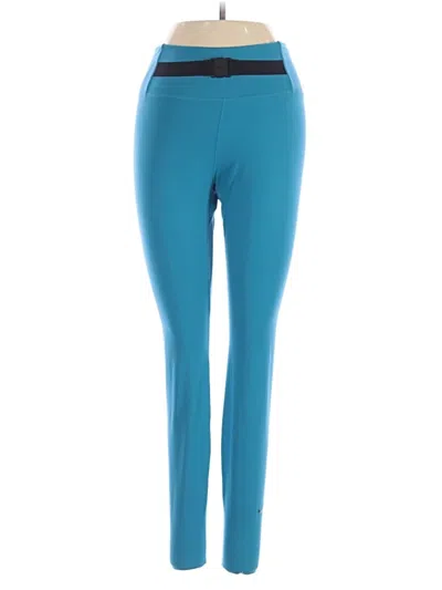 Pre-owned Nike Active Pants In Blue