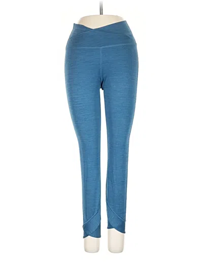 Pre-owned Nike Active Pants In Blue