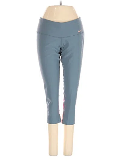 Pre-owned Nike Active Pants In Blue