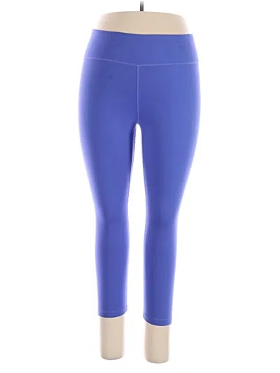 Pre-owned Nike Active Pants In Blue