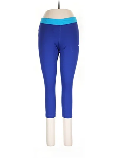 Pre-owned Nike Active Pants In Blue