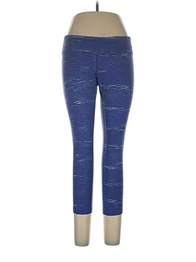 Pre-owned Nike Active Pants In Blue
