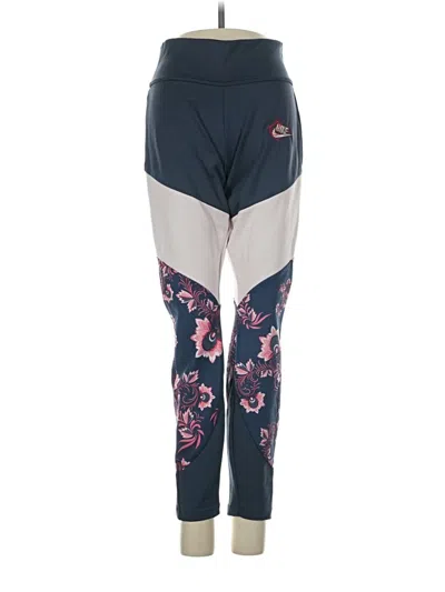 Pre-owned Nike Active Pants In Blue