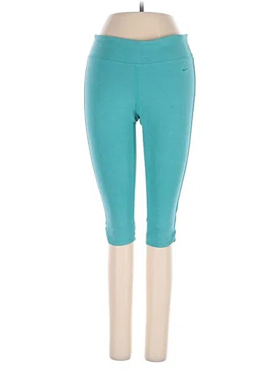 Pre-owned Nike Active Pants In Blue