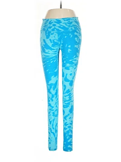 Pre-owned Nike Active Pants In Blue