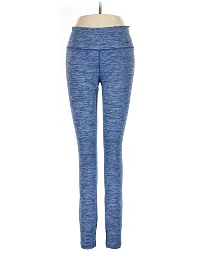 Pre-owned Nike Active Pants In Blue