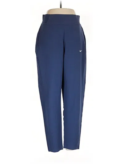 Pre-owned Nike Active Pants In Blue