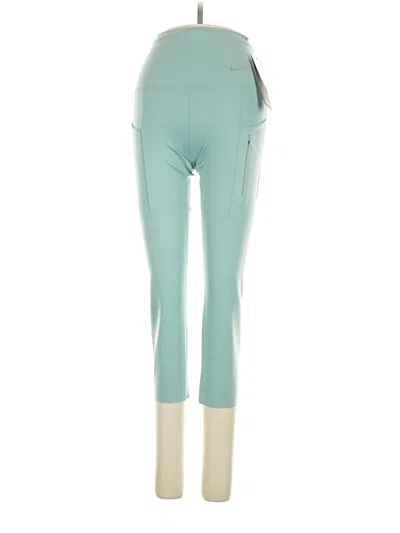 Pre-owned Nike Active Pants In Blue