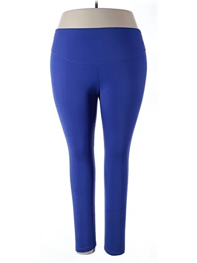Pre-owned Nike Active Pants In Blue