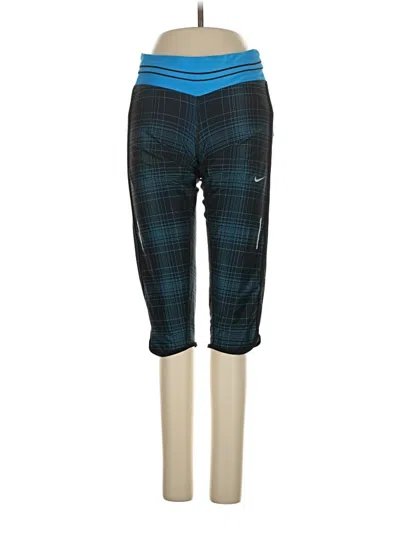 Pre-owned Nike Active Pants In Blue