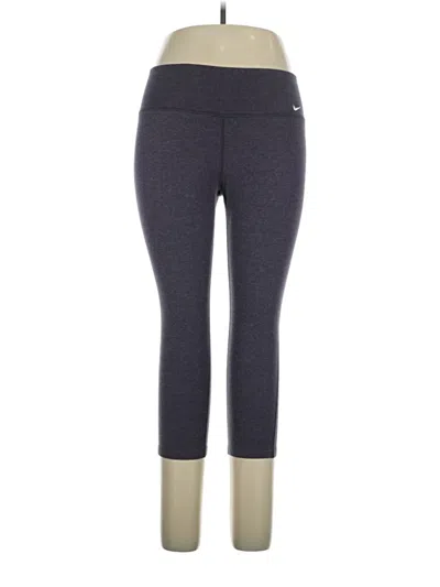 Pre-owned Nike Active Pants In Blue