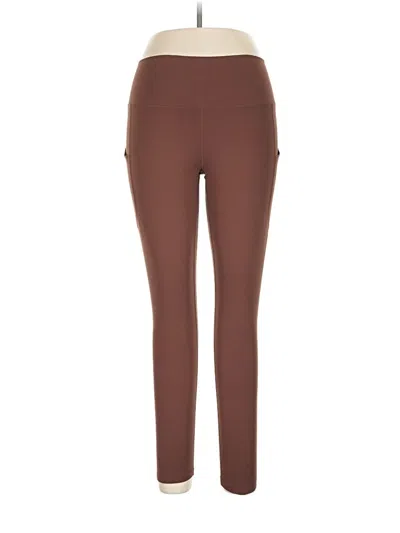 Pre-owned Nike Active Pants In Brown