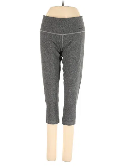 Pre-owned Nike Active Pants In Gray