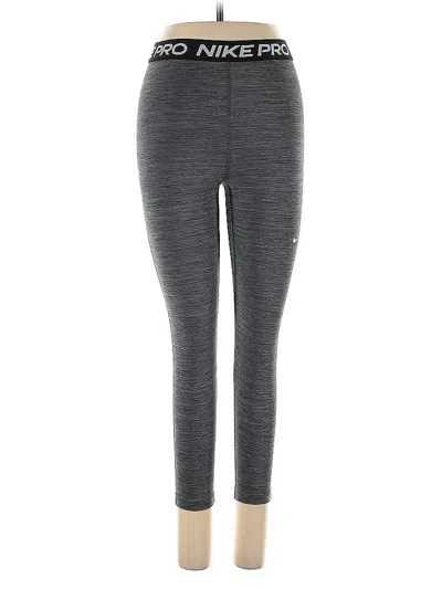 Pre-owned Nike Active Pants In Gray