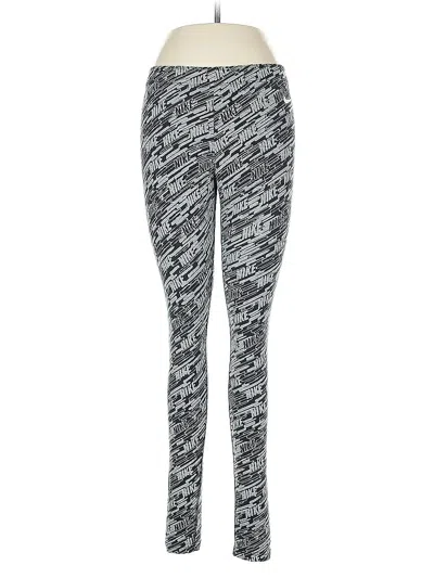 Pre-owned Nike Active Pants In Gray