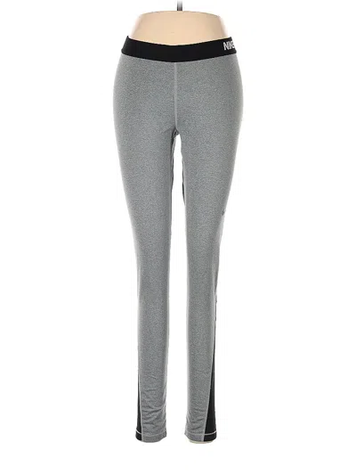 Pre-owned Nike Active Pants In Gray