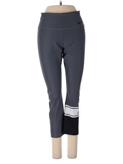 Pre-owned Nike Active Pants In Gray
