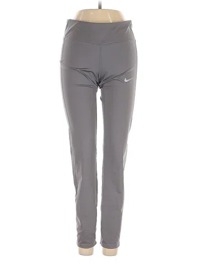 Pre-owned Nike Active Pants In Gray