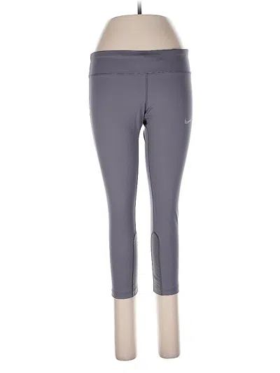 Pre-owned Nike Active Pants In Gray
