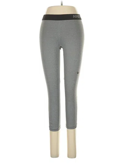 Pre-owned Nike Active Pants In Gray