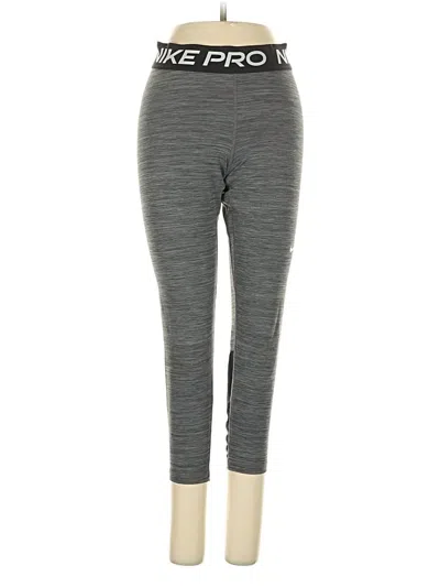 Pre-owned Nike Active Pants In Gray