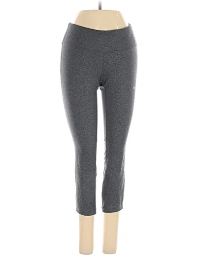 Pre-owned Nike Active Pants In Gray