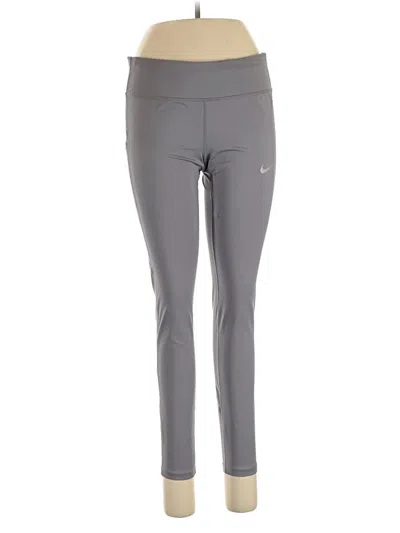 Pre-owned Nike Active Pants In Gray