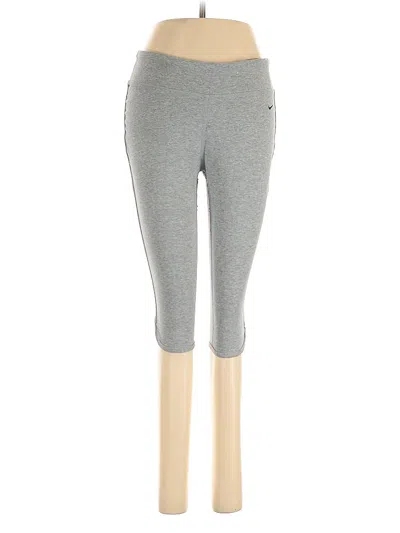 Pre-owned Nike Active Pants In Gray