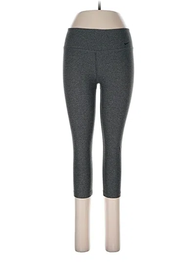 Pre-owned Nike Active Pants In Gray