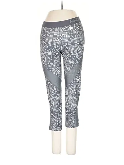 Pre-owned Nike Active Pants In Gray