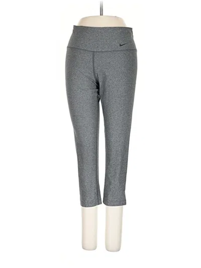 Pre-owned Nike Active Pants In Gray