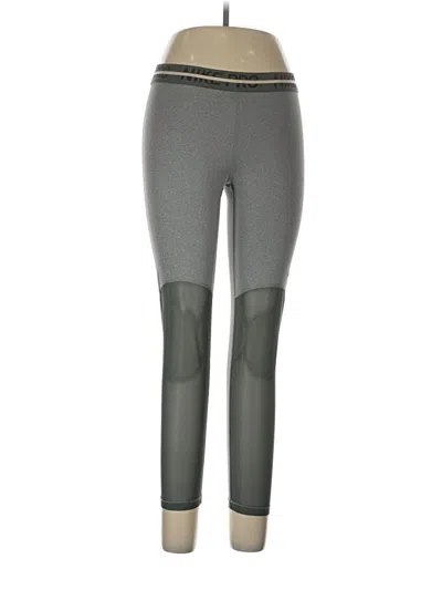 Pre-owned Nike Active Pants In Gray
