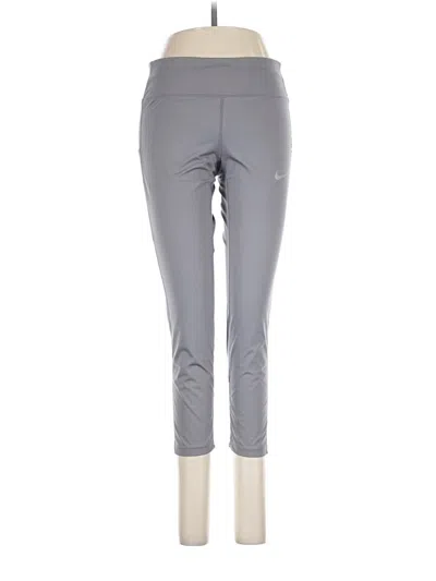 Pre-owned Nike Active Pants In Gray