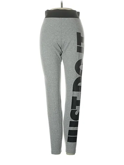 Pre-owned Nike Active Pants In Gray