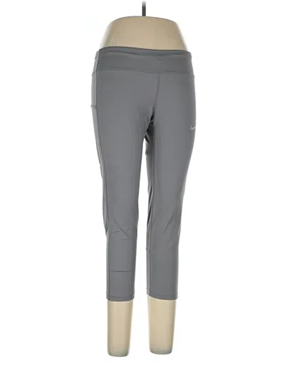 Pre-owned Nike Active Pants In Gray
