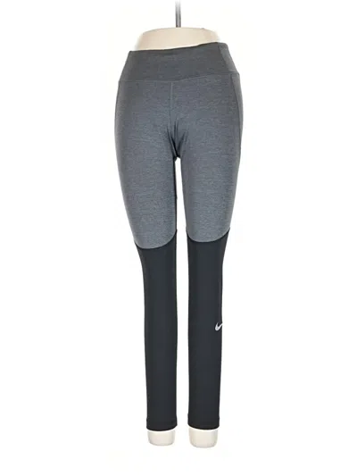 Pre-owned Nike Active Pants In Gray